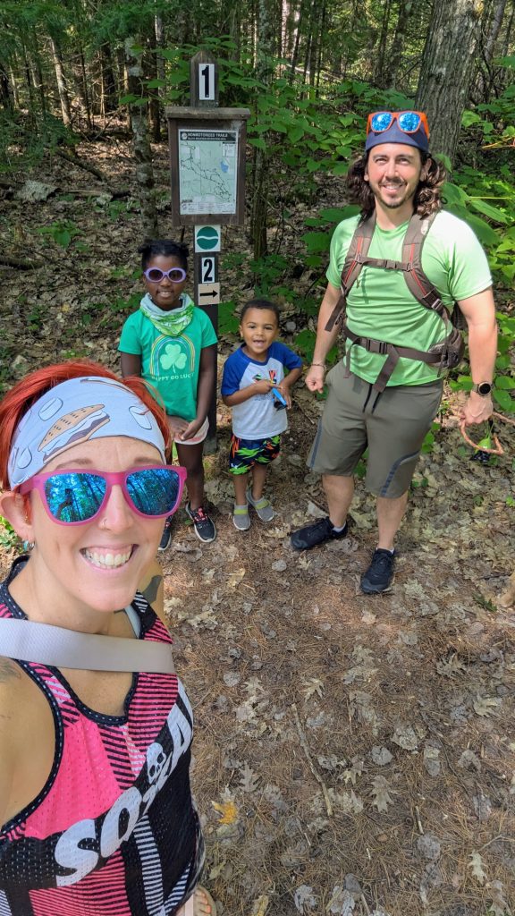 A family of hikers