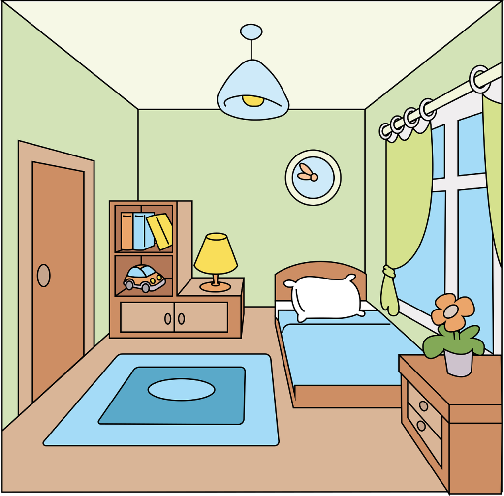 bedroom sketch