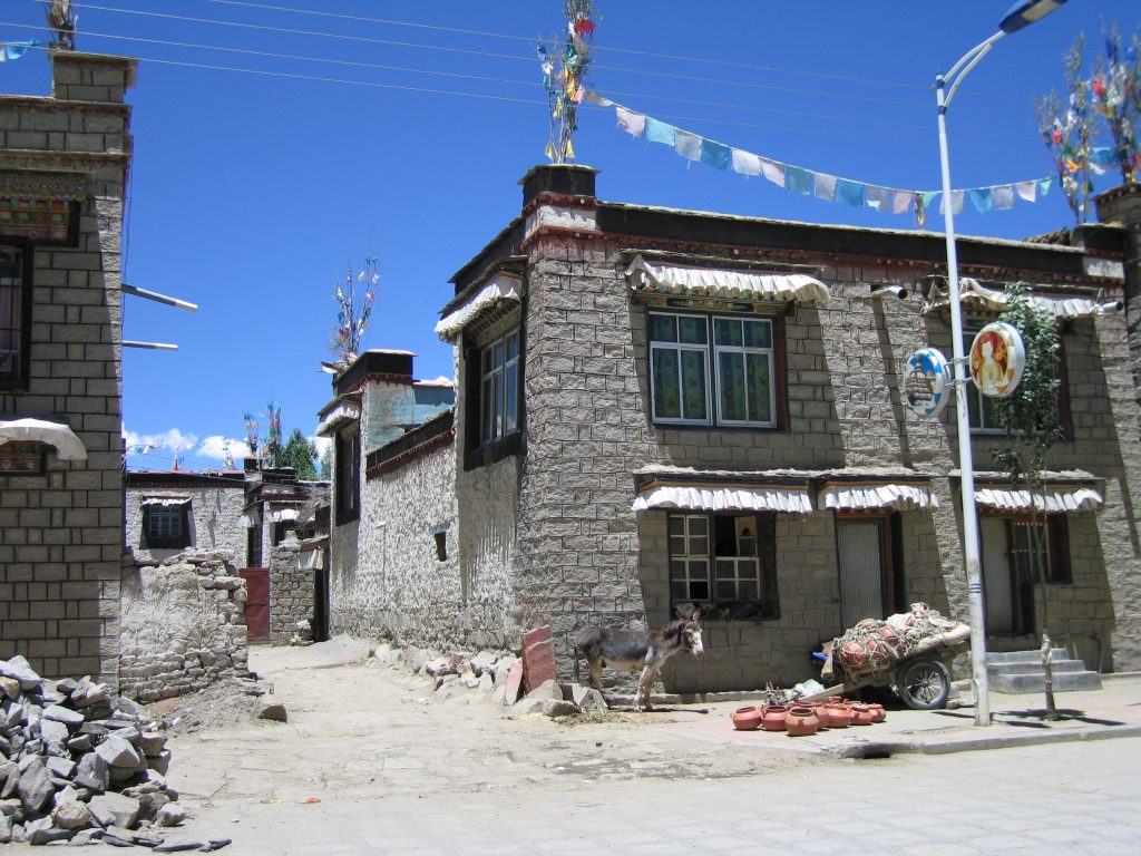 A typical house in Tibet
