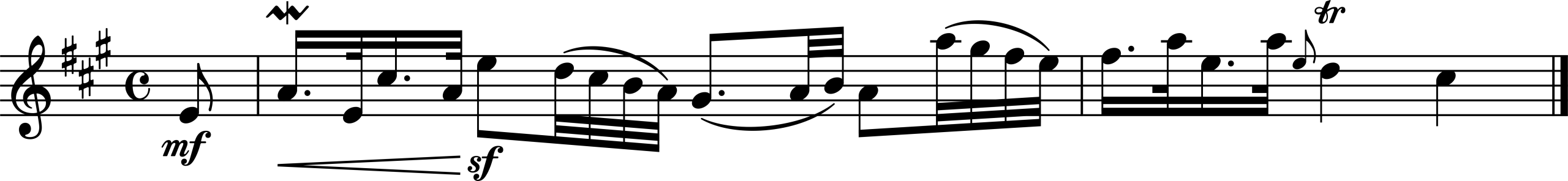 Two Ways of Metrically Organizing the Same Passage, Marianna Martines, Keyboard Sonata in A Major, Movement 1