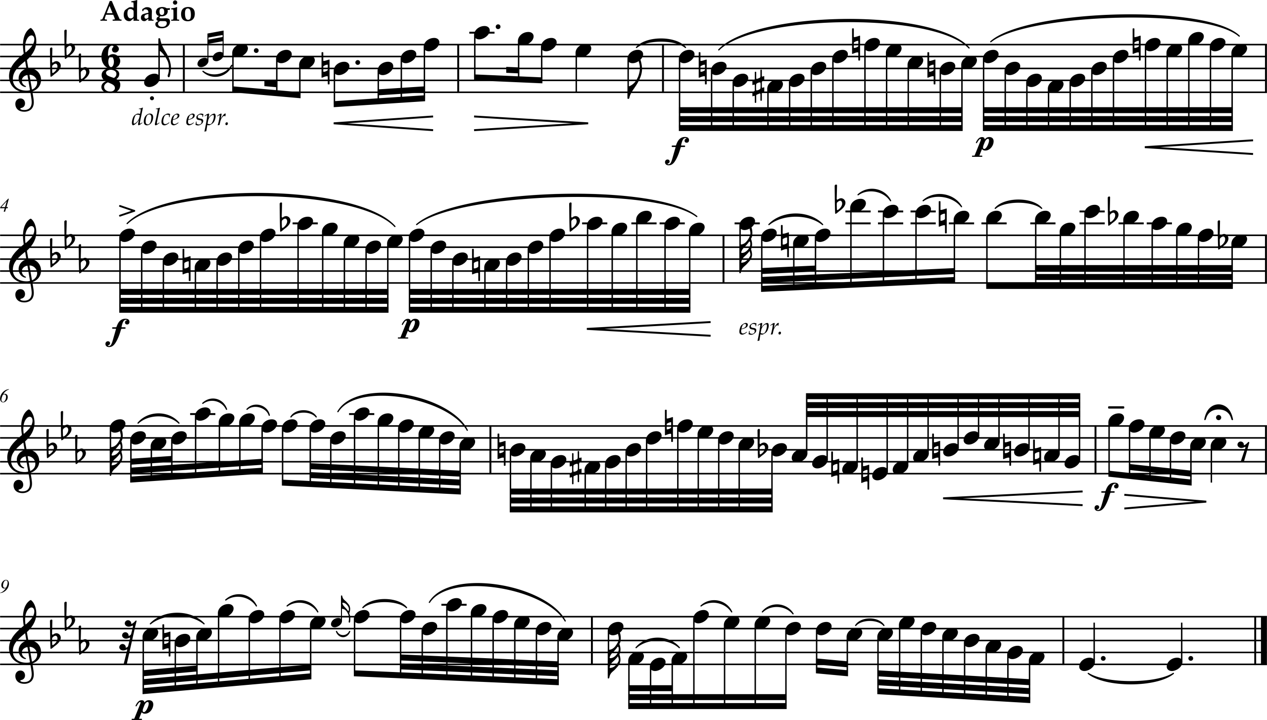Excerpt from Johann Sebastian Bach, Cantata Number 140, Wachet auf, ruft uns die Stimme, Movement 3, Aria Duetto