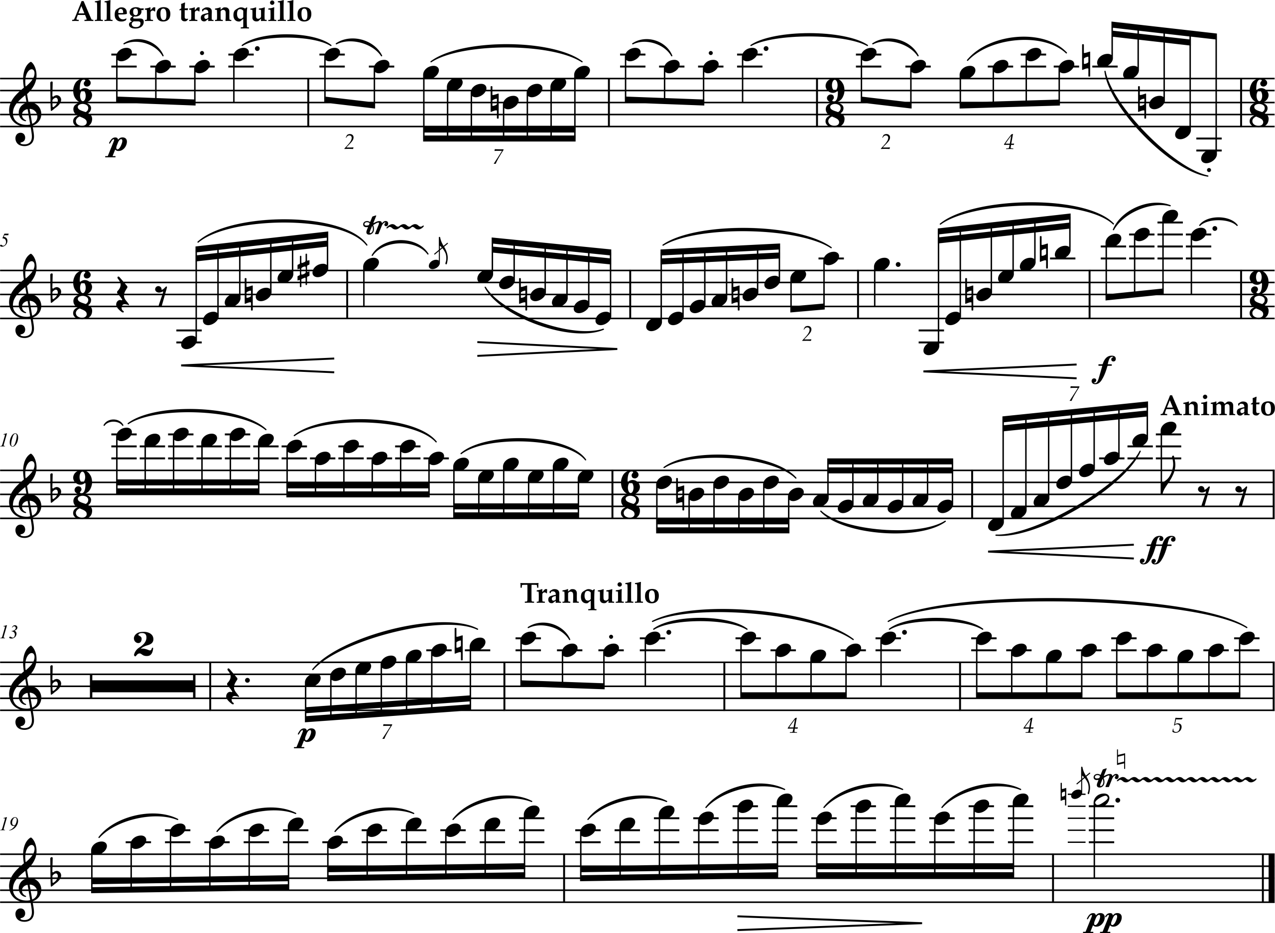 Excerpt from Ralph Vaughan Williams, The Lark Ascending