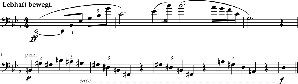 Excerpt from Richard Strauss, Ein Heldenleben.