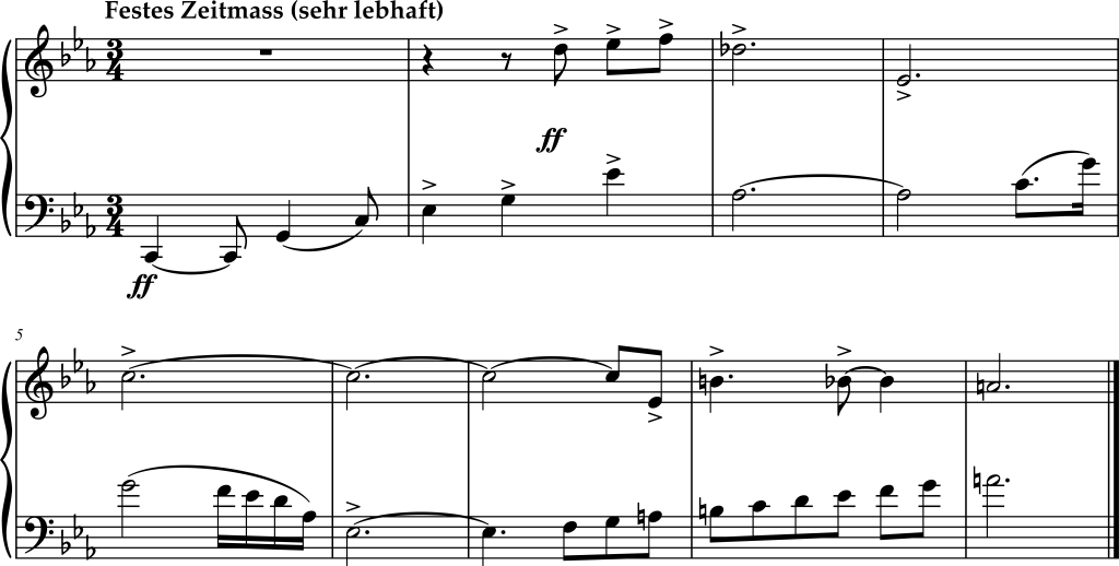 Excerpt from Richard Strauss, Ein Heldenleben