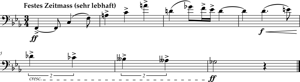 Excerpt from Richard Strauss, Ein Heldenleben