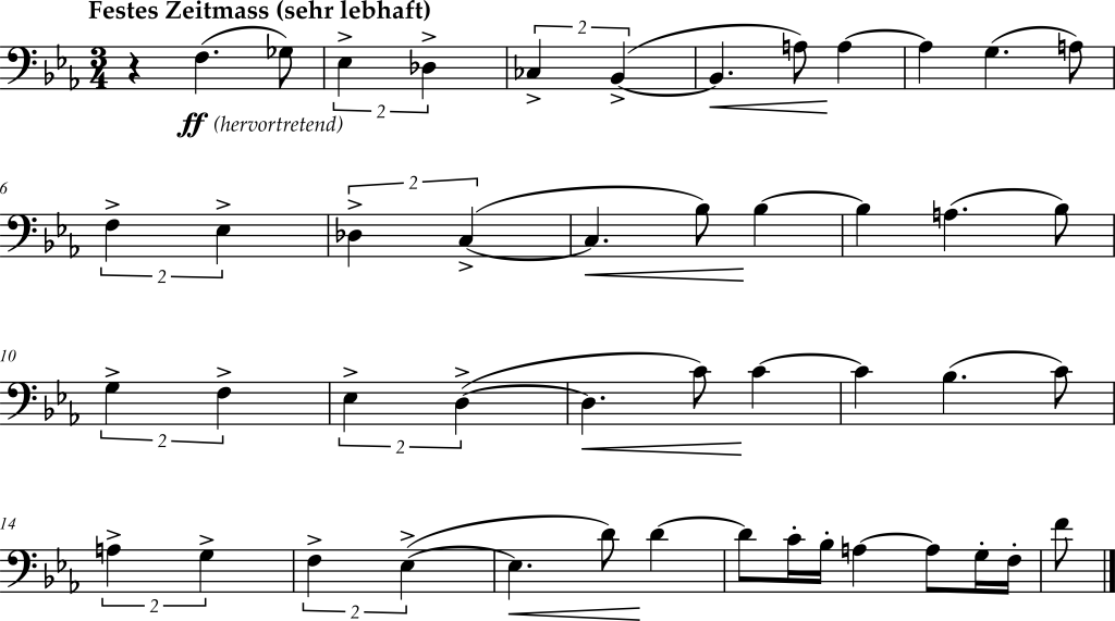 Excerpt from Richard Strauss, Ein Heldenleben
