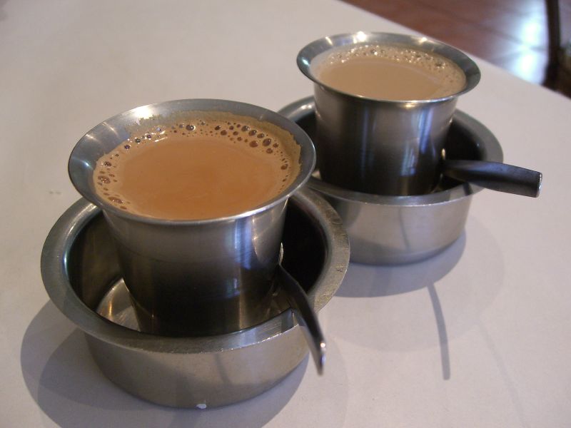 Two cups of Indian Masala Tea