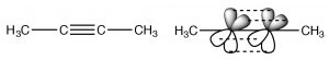 An image of alkynes that contains triple bonds.