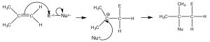An image of a reaction of regioselective.