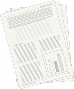 article with text represented as lines into separate sections and an unlabeled graph