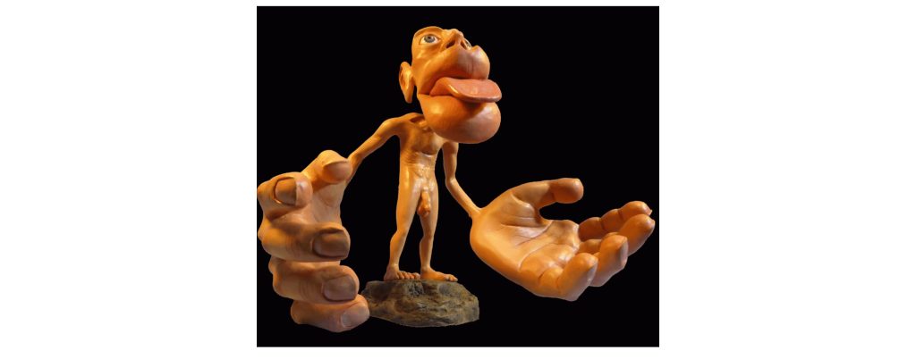 Image of the somatosensory homunculus. Details in text and caption.