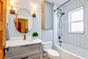 image of a bathroom with details