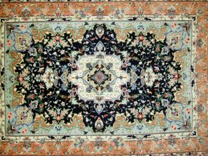 rug in Persian design, multicolor