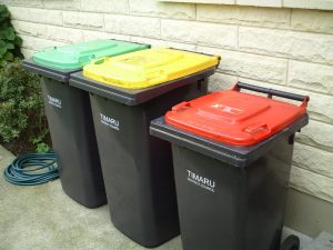 Rubbish and recycling bins (trash cans) in New Zealand
